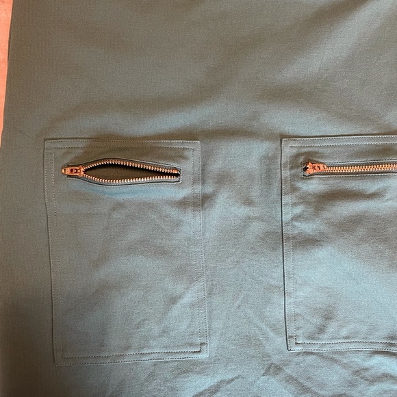 JCrew Evergreen Zipper Pocket Dress - Picture 6 of 7
